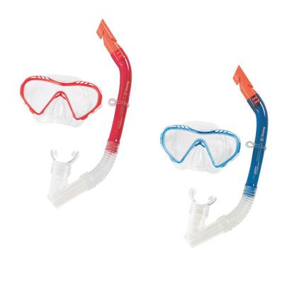 Šnorchlovací set CLEAR SEA - brýle a šnorchl - mix 2 barvy (modrá, červená)